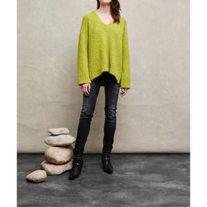 NEW AMS PURE ero sweater in lime green